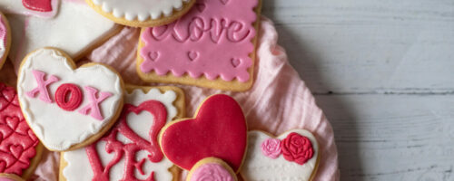 Valentines cookies