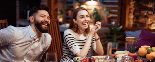 Friends Dining Outdoor