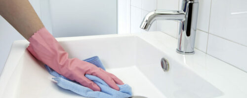 Cleaning Washbasin